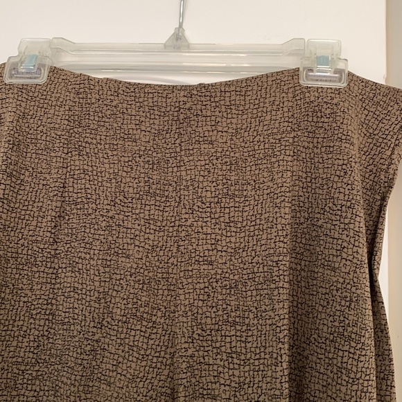 Talbots Elastic Waist Abstract Print Trousers - Picture 2 of 7